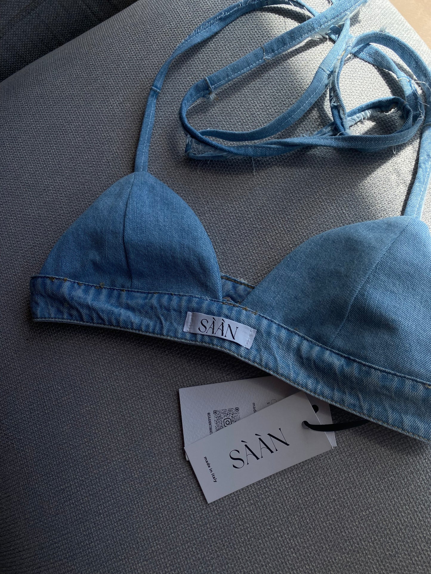BRALETTE IN DENIM