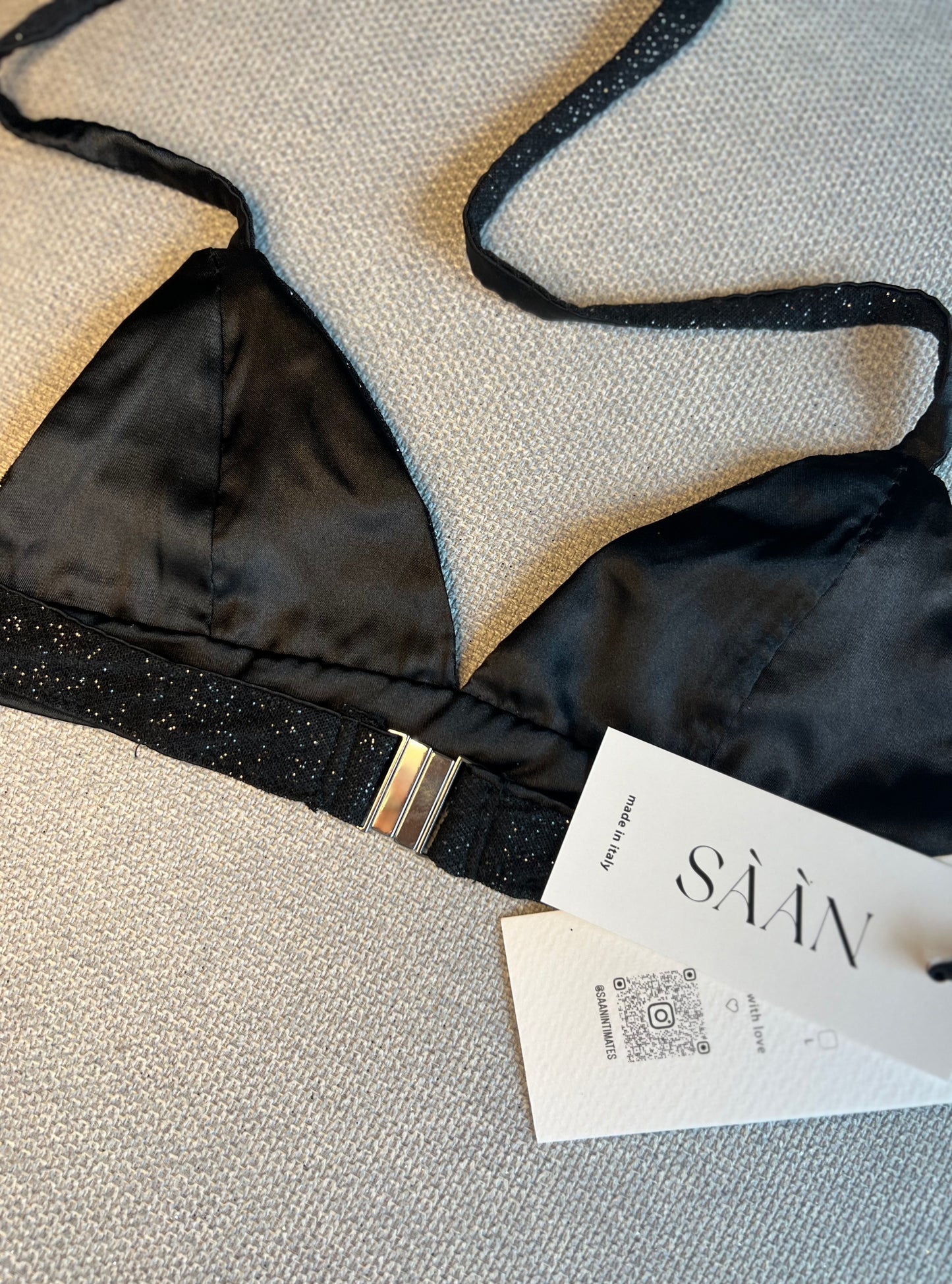 BRALETTE SHINE NERO