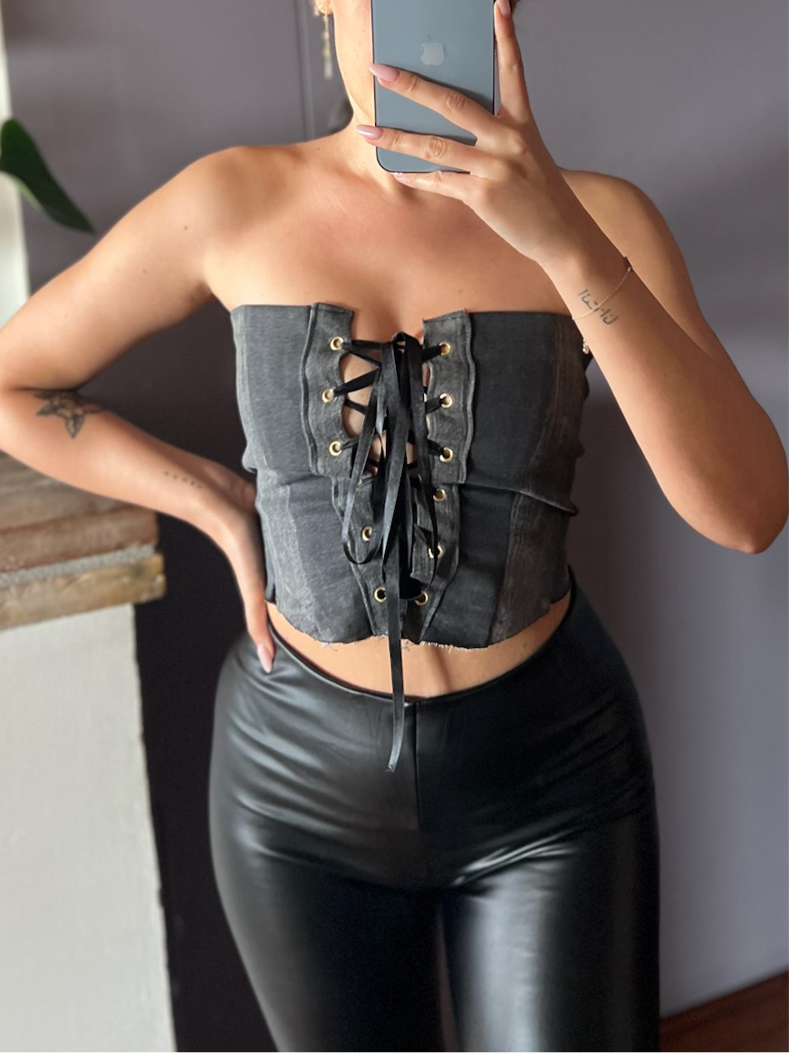 CORSETTO BRATZ IN DENIM