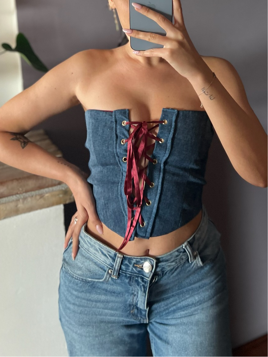 CORSETTO BRATZ IN DENIM