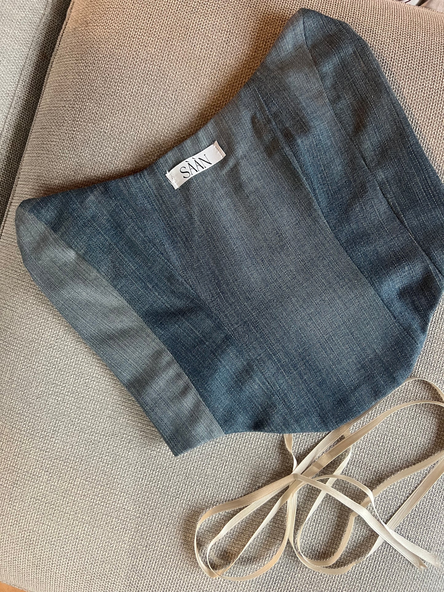 CORSETTO GINEVRA IN DENIM