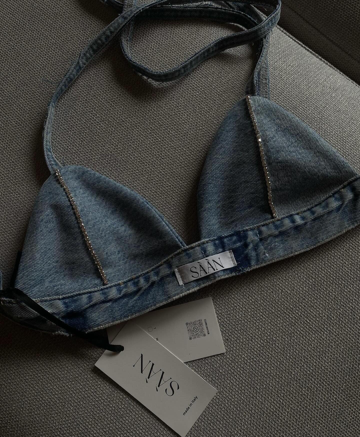 BRALETTE IN DENIM