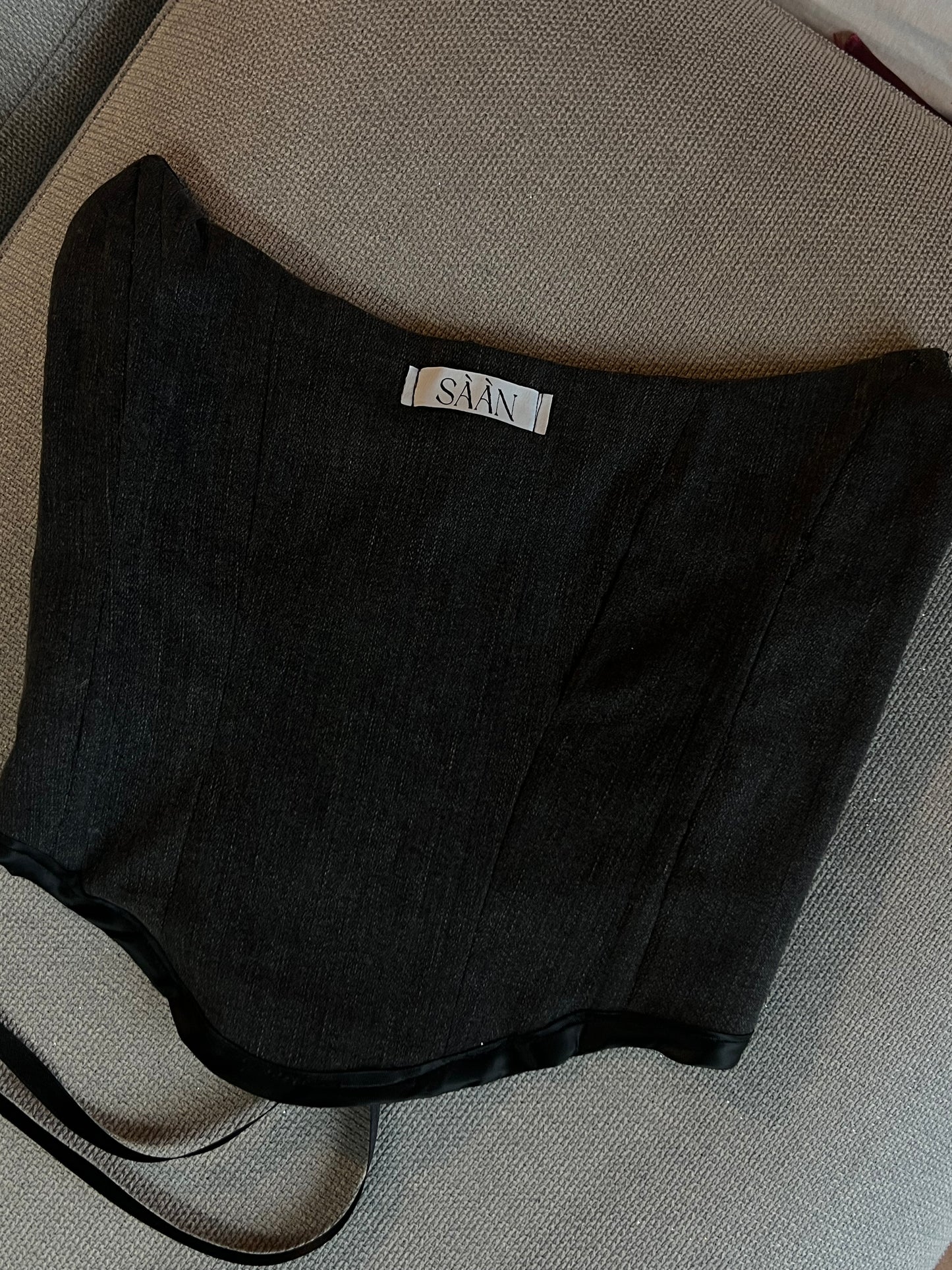 CORSETTO GINEVRA IN DENIM