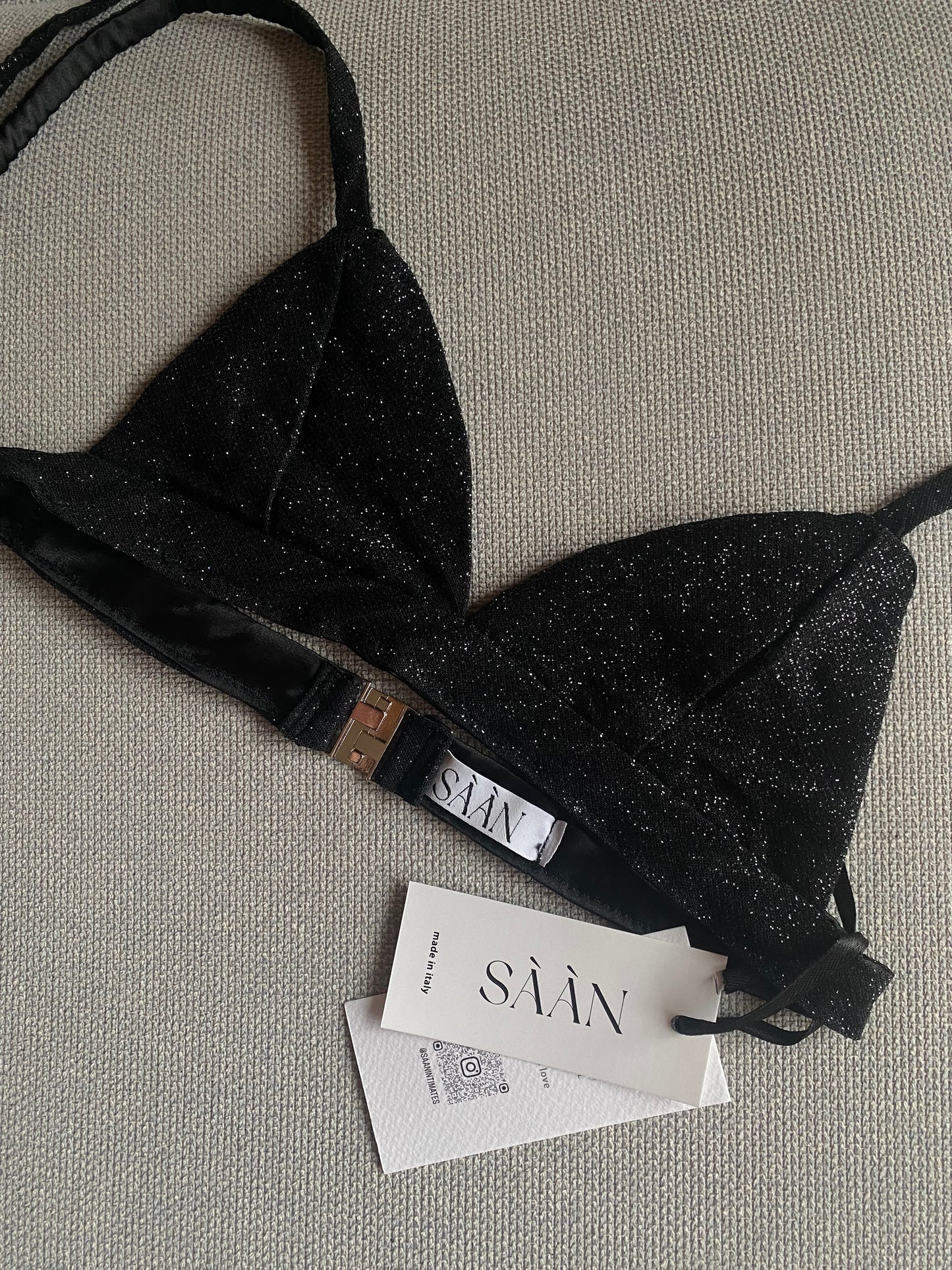 BRALETTE SHINE NERO