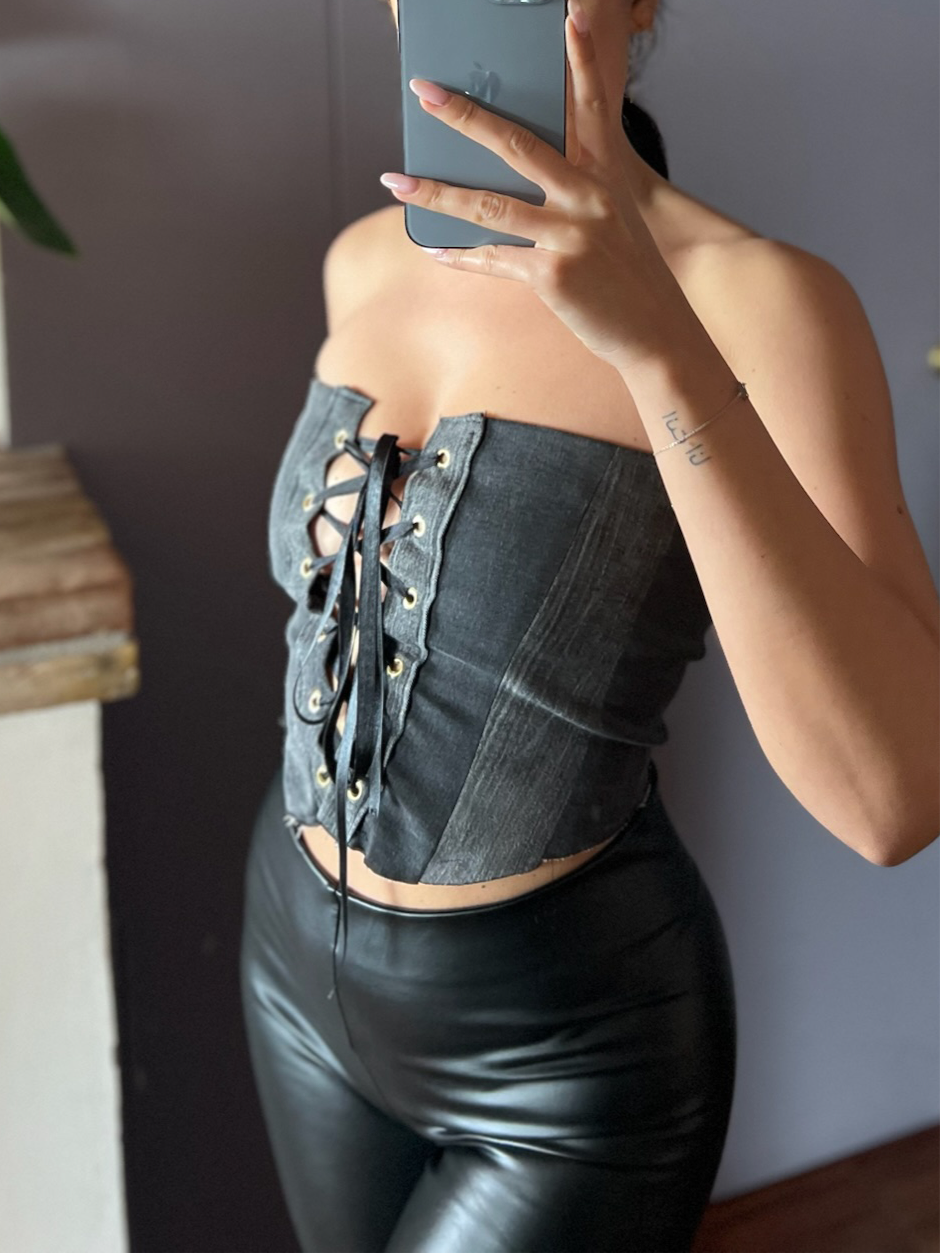 CORSETTO BRATZ IN DENIM