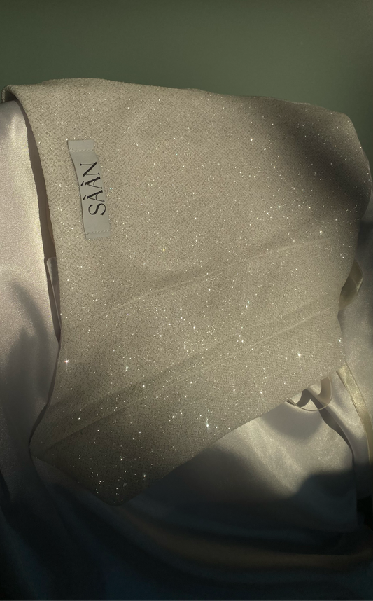CORSETTO GINEVRA  SHINE ARGENTO