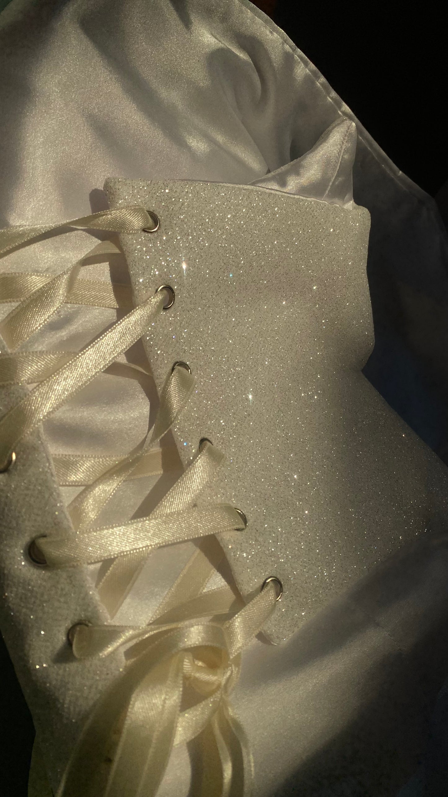 GINEVRA SHINE CORSET SILVER