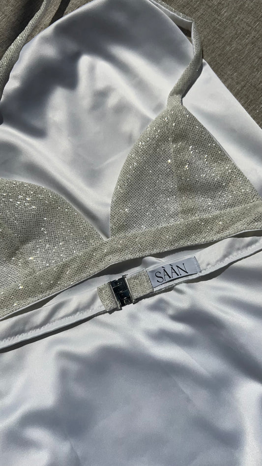 BRALETTE SHINE ARGENTO
