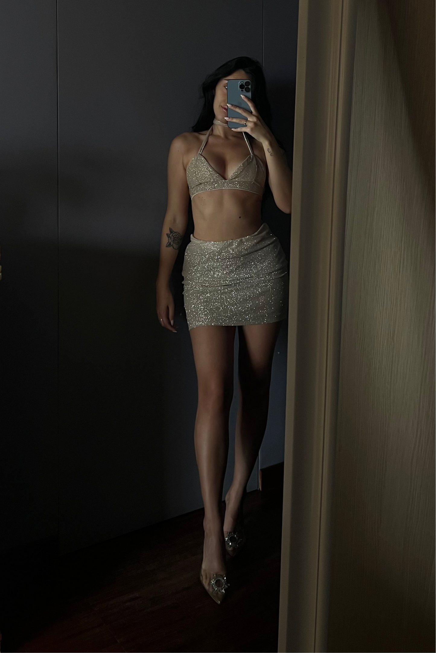 SET SHINE PARTY con bralette