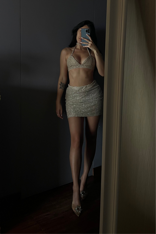 SET SHINE PARTY con bralette