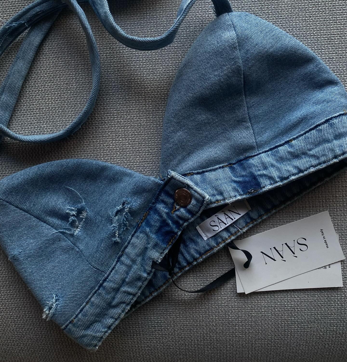 BRALETTE IN DENIM